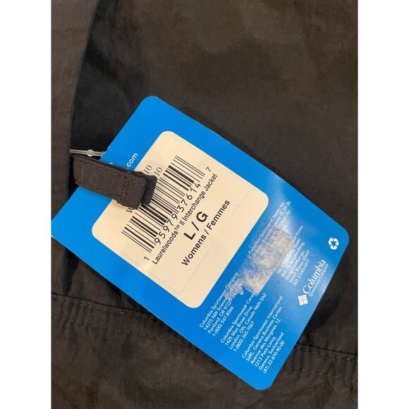Columbia W Laurelwoods II Interchange Hooded Jacket black Large - Picture 12 of 13